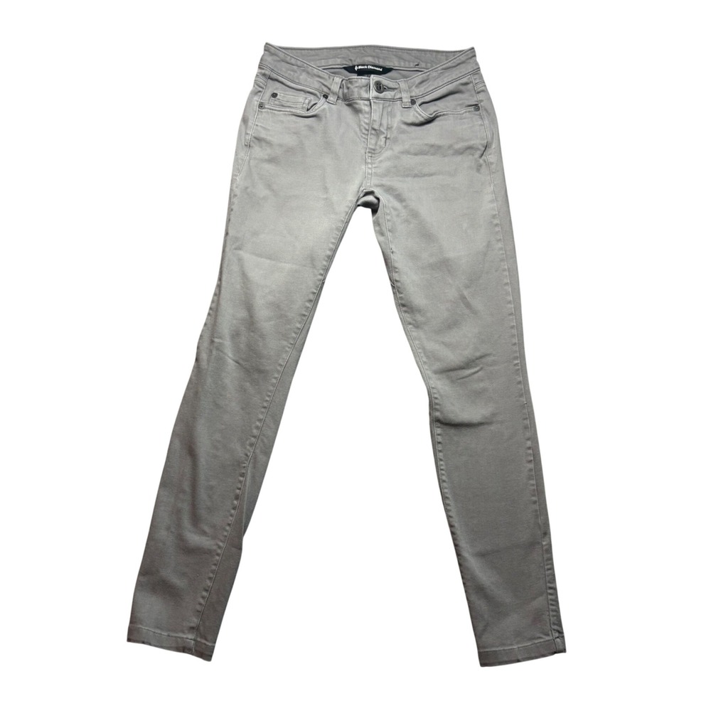 Black Diamond Pants Womens 2 Gray Credo Climbing Slim‎ Outdoor Trousers